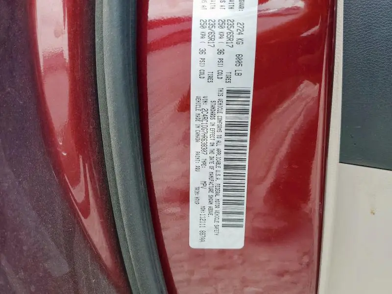 2017 CHRYSLER PACIFICA TOURING  