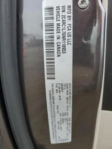 2022 CHRYSLER PACIFICA HYBRID TOURING L  