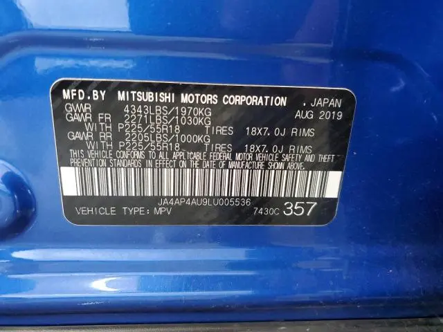 2020 MITSUBISHI OUTLANDER SPORT SE