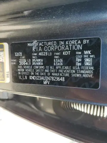2022 KIA SOUL LX  