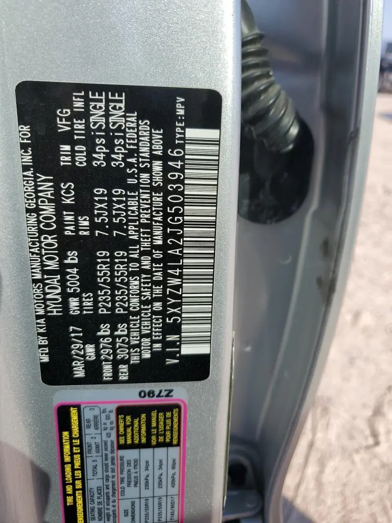 2018 HYUNDAI SANTA FE SPORT   