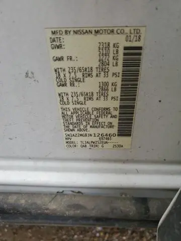 2018 NISSAN MURANO S  