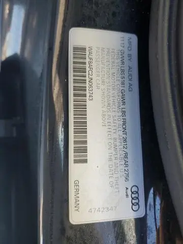 2018 AUDI A6 PREMIUM  