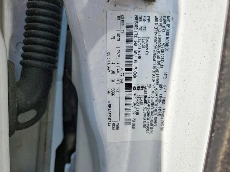 2016 FORD FOCUS SE  
