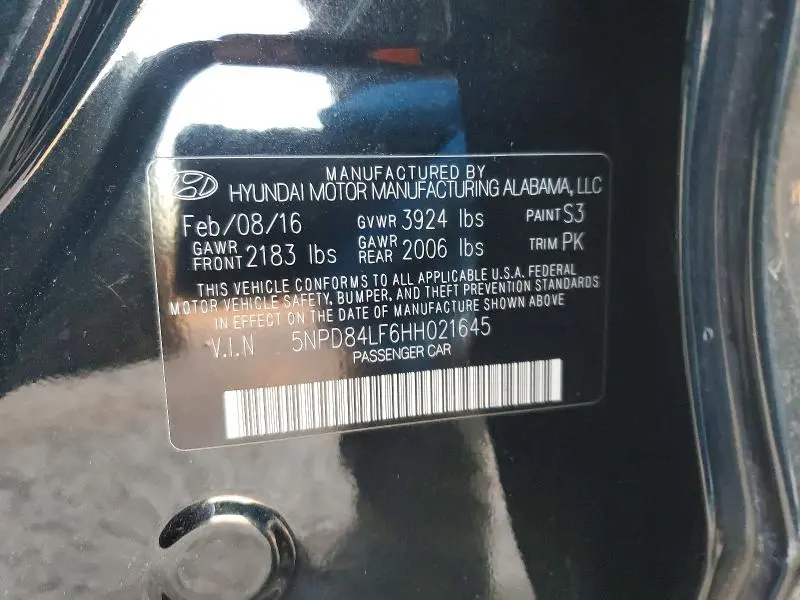 2017 HYUNDAI ELANTRA SE  