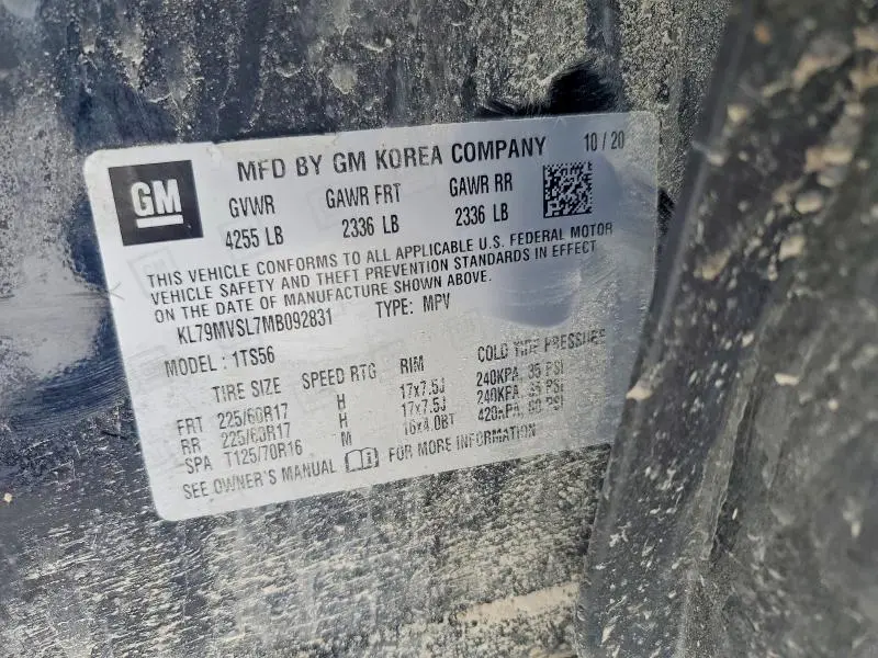 2021 CHEVROLET TRAILBLAZER ACTIV  