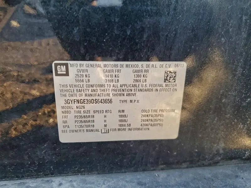 2013 CADILLAC SRX LUXURY COLLECTION  