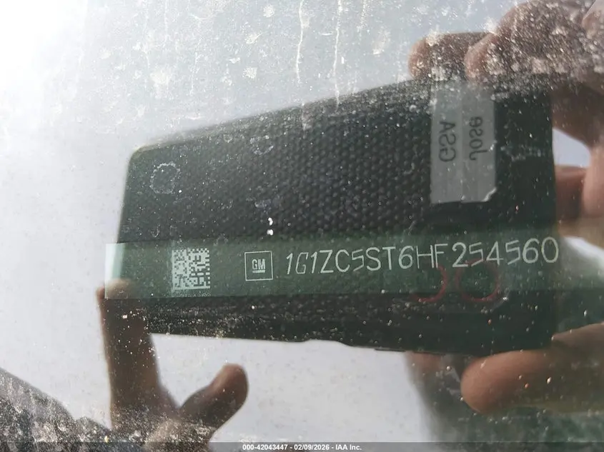 2017 CHEVROLET MALIBU 1FL