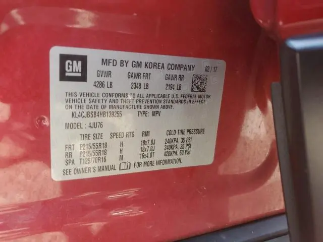 2017 BUICK ENCORE PREFERRED II  