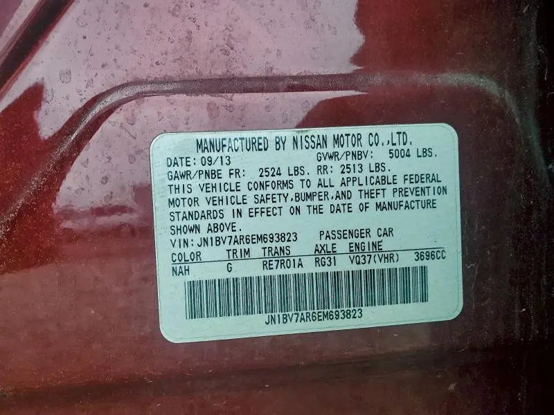 2014 INFINITI Q50 BASE  