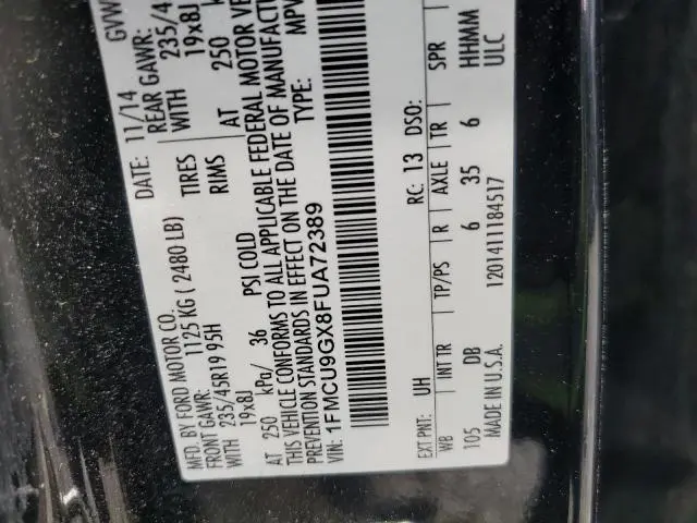 2015 FORD ESCAPE SE  