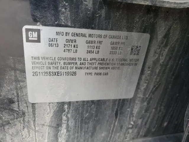 2014 CHEVROLET IMPALA LT  