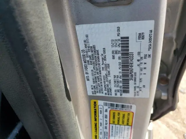 2015 FORD FUSION SE  