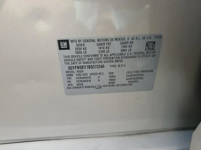 2011 CADILLAC SRX LUXURY COLLECTION  