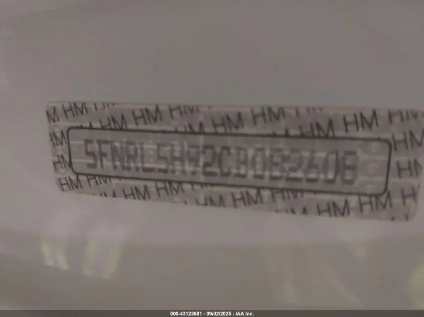 2012 HONDA ODYSSEY TOURING/TOURING ELITE