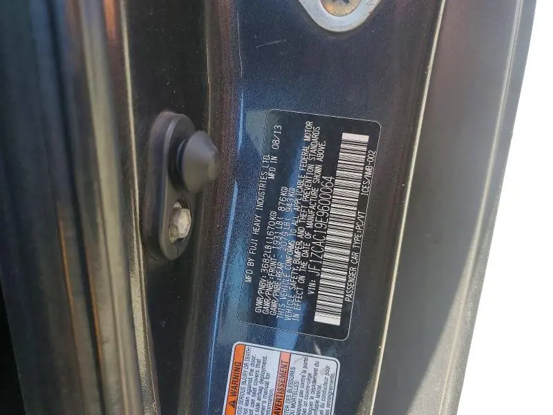 2014 SUBARU BRZ 2.0 LIMITED  