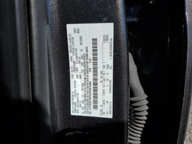 2018 FORD F150 SUPERCREW  