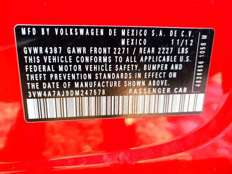 2013 VOLKSWAGEN JETTA GLI  