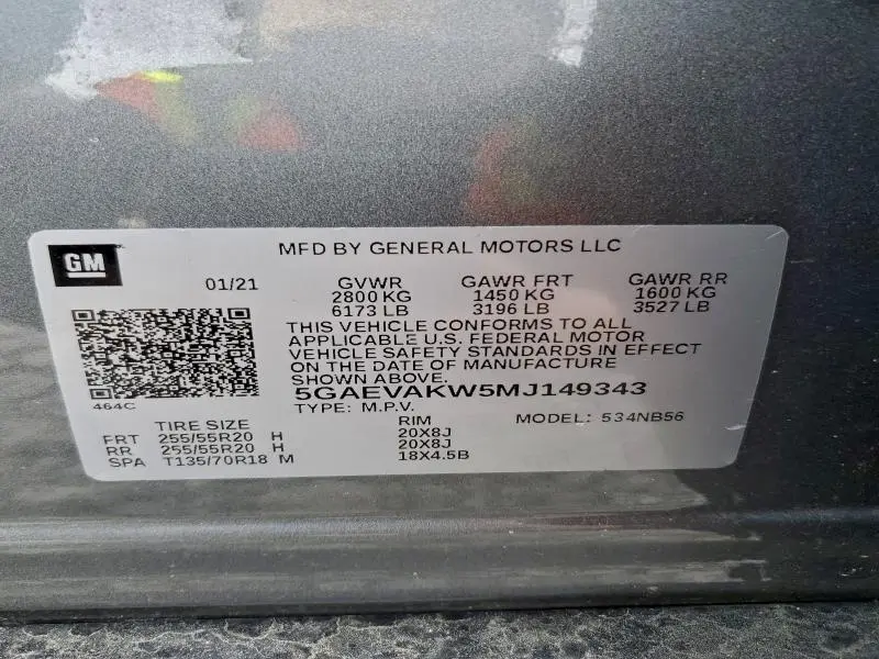 2021 BUICK ENCLAVE ESSENCE  