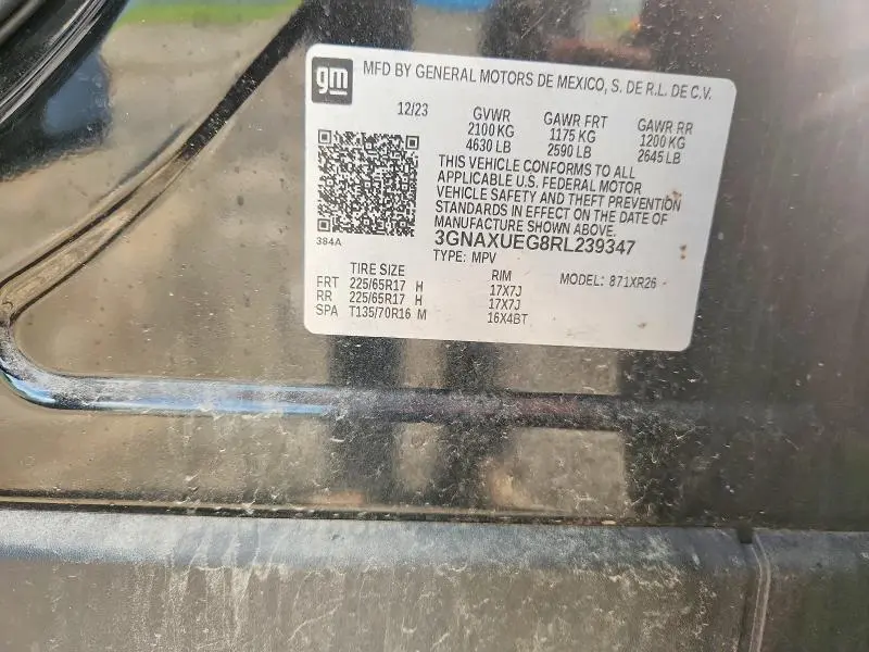 2024 CHEVROLET EQUINOX LT  