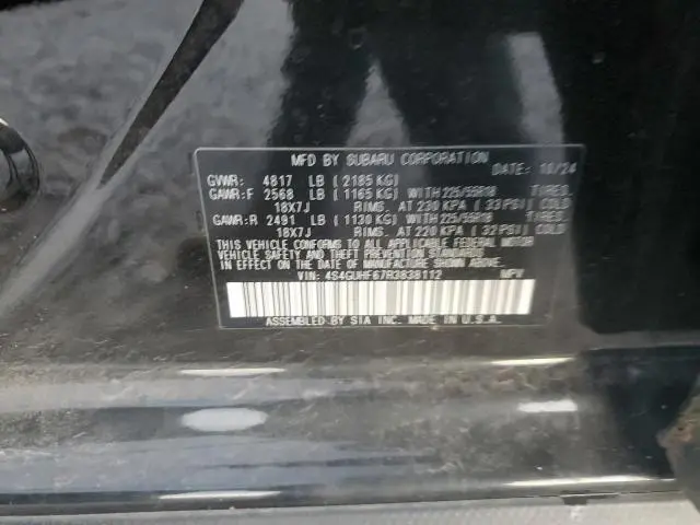 2024 SUBARU CROSSTREK SPORT  