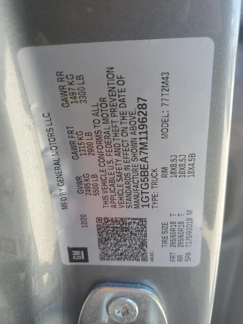 2021 GMC CANYON ELEVATION  