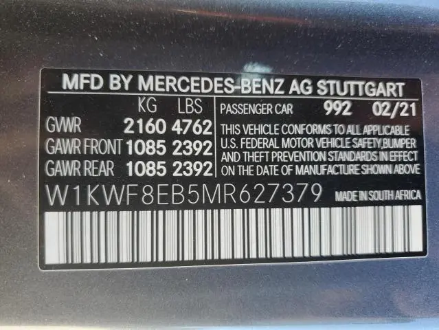 2021 MERCEDES-BENZ C 300 4MATIC  