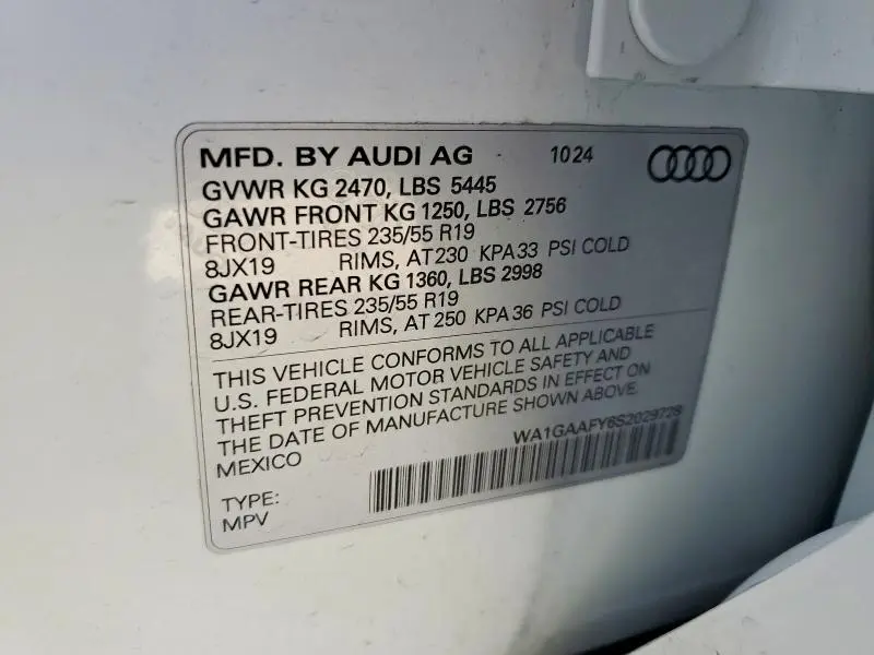 2025 AUDI Q5 PREMIUM 45  
