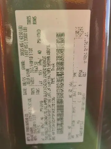 2015 FORD F150 SUPERCREW  