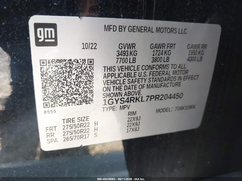 2023 CADILLAC ESCALADE ESV 4WD SPORT PLATINUM