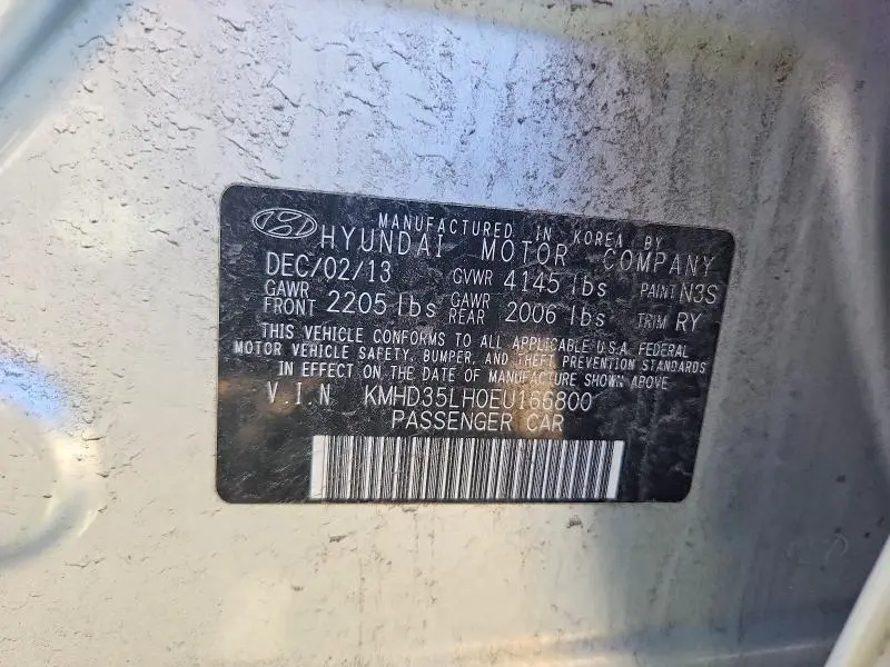 2014 HYUNDAI ELANTRA GT BASE  