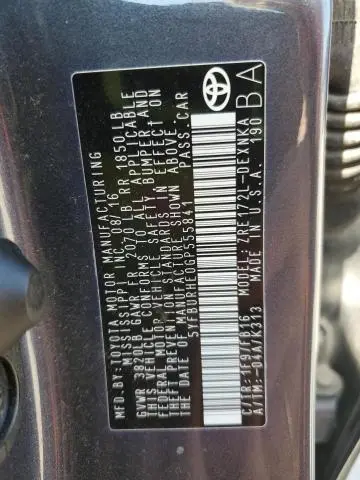 2016 TOYOTA COROLLA L  