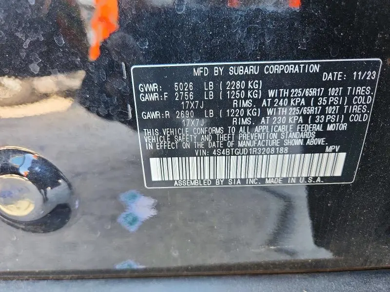 2024 SUBARU OUTBACK WILDERNESS  