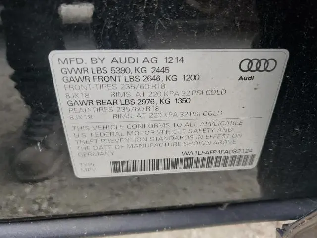 2015 AUDI Q5 PREMIUM PLUS