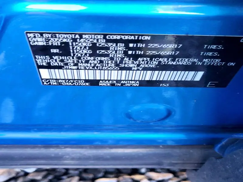 2018 TOYOTA RAV4 ADVENTURE  