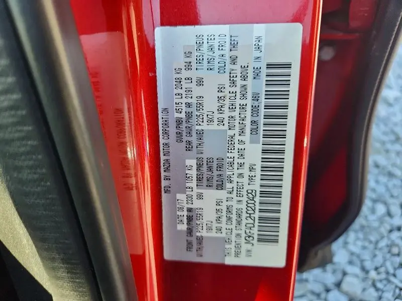 2017 MAZDA CX-5 GRAND TOURING  