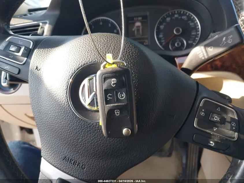 2012 VOLKSWAGEN PASSAT 3.6L V6 SEL PREMIUM