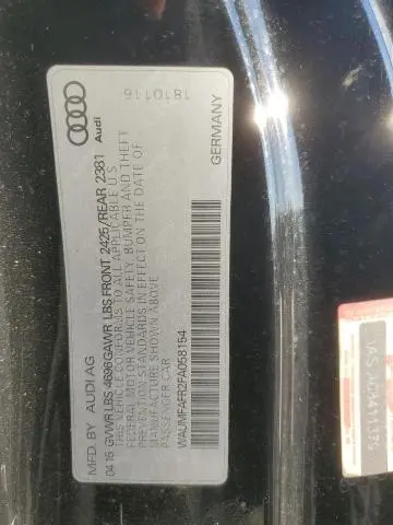 2015 AUDI A5 PREMIUM PLUS  