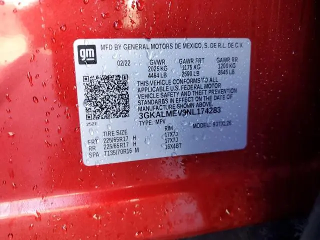 2022 GMC TERRAIN SLE  