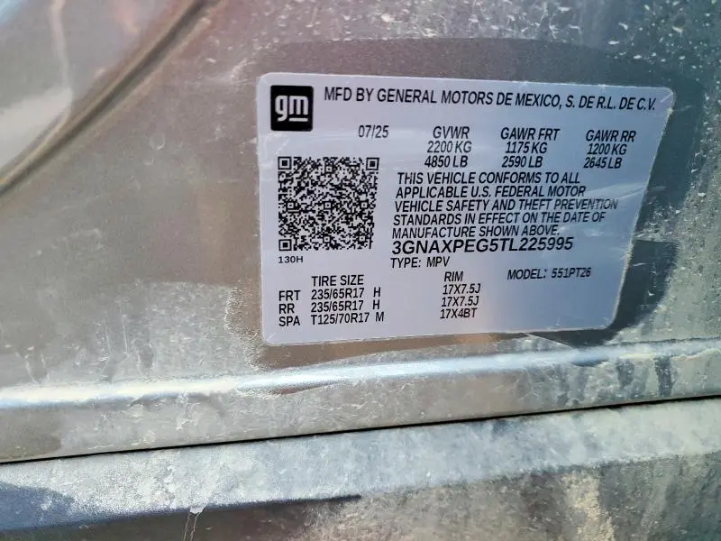 2026 CHEVROLET EQUINOX LT  