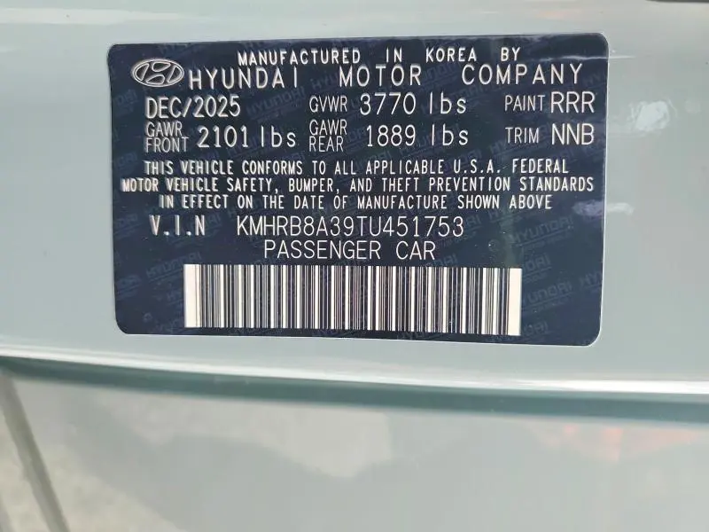 2026 HYUNDAI VENUE SE  