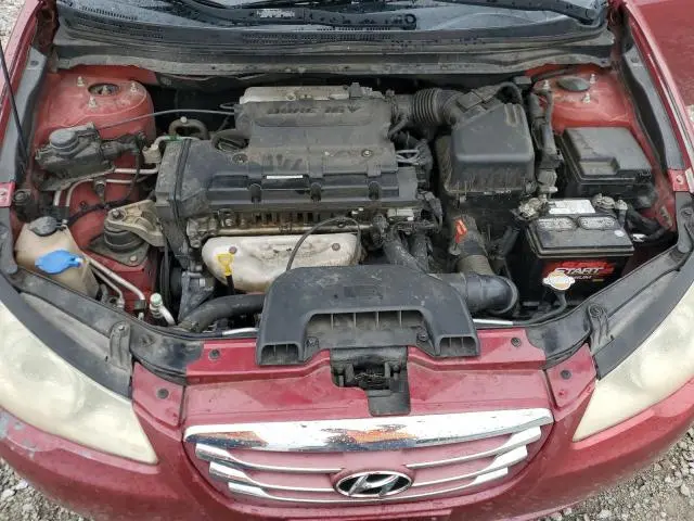 2010 HYUNDAI ELANTRA BLUE  