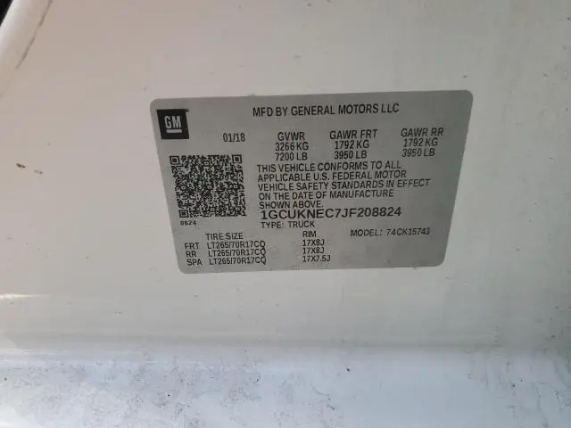 2018 CHEVROLET SILVERADO K1500  