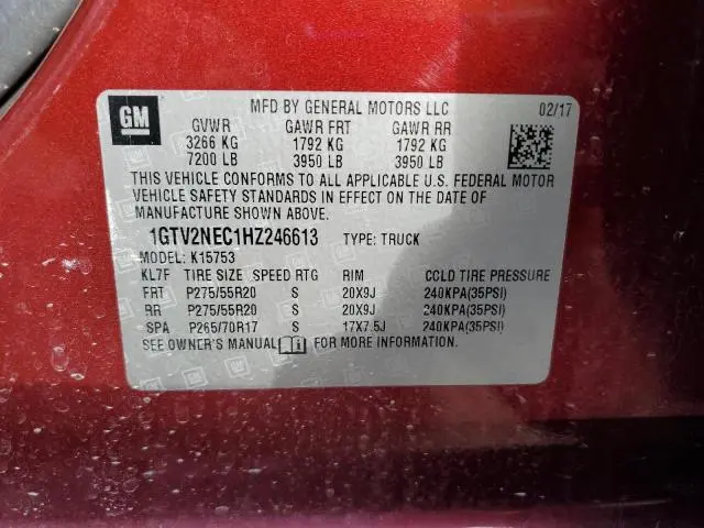 2017 GMC SIERRA K1500 SLT  