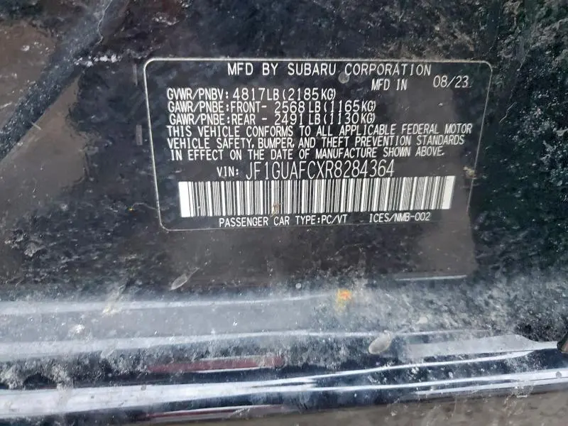 2024 SUBARU IMPREZA SPORT  