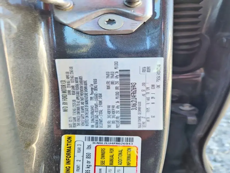 2015 LINCOLN MKZ HYBRID  