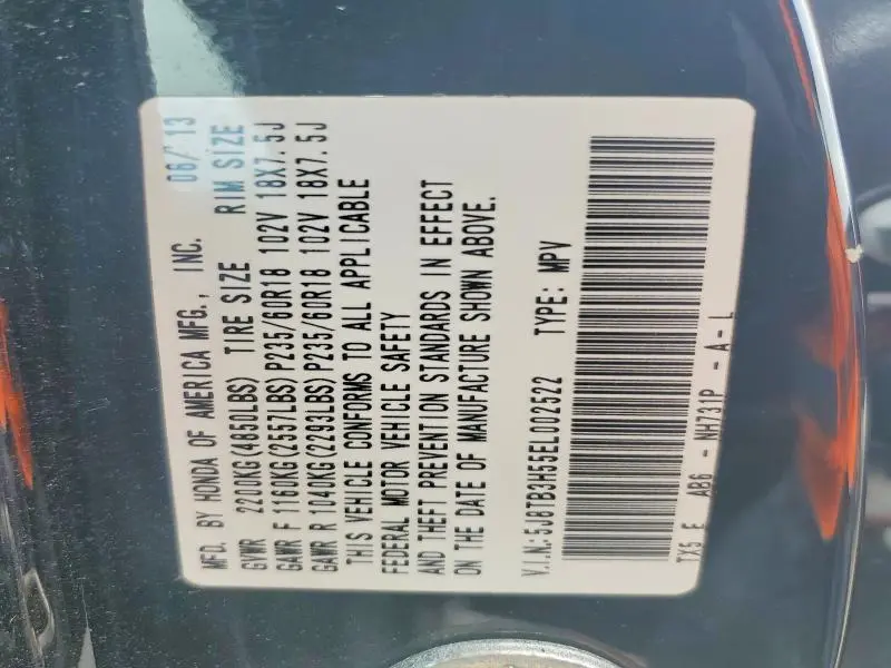 2014 ACURA RDX TECHNOLOGY  