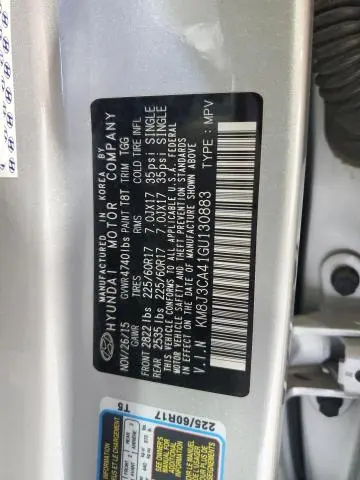 2016 HYUNDAI TUCSON LIMITED  