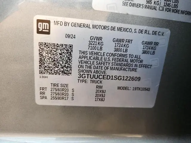 2025 GMC SIERRA K1500 ELEVATION  