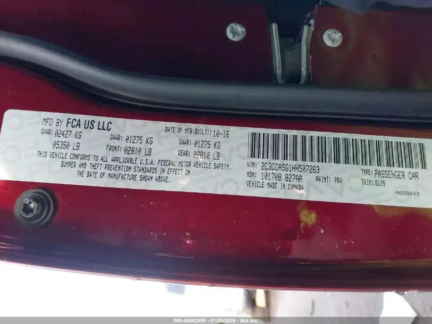 2017 CHRYSLER 300C PLATINUM AWD